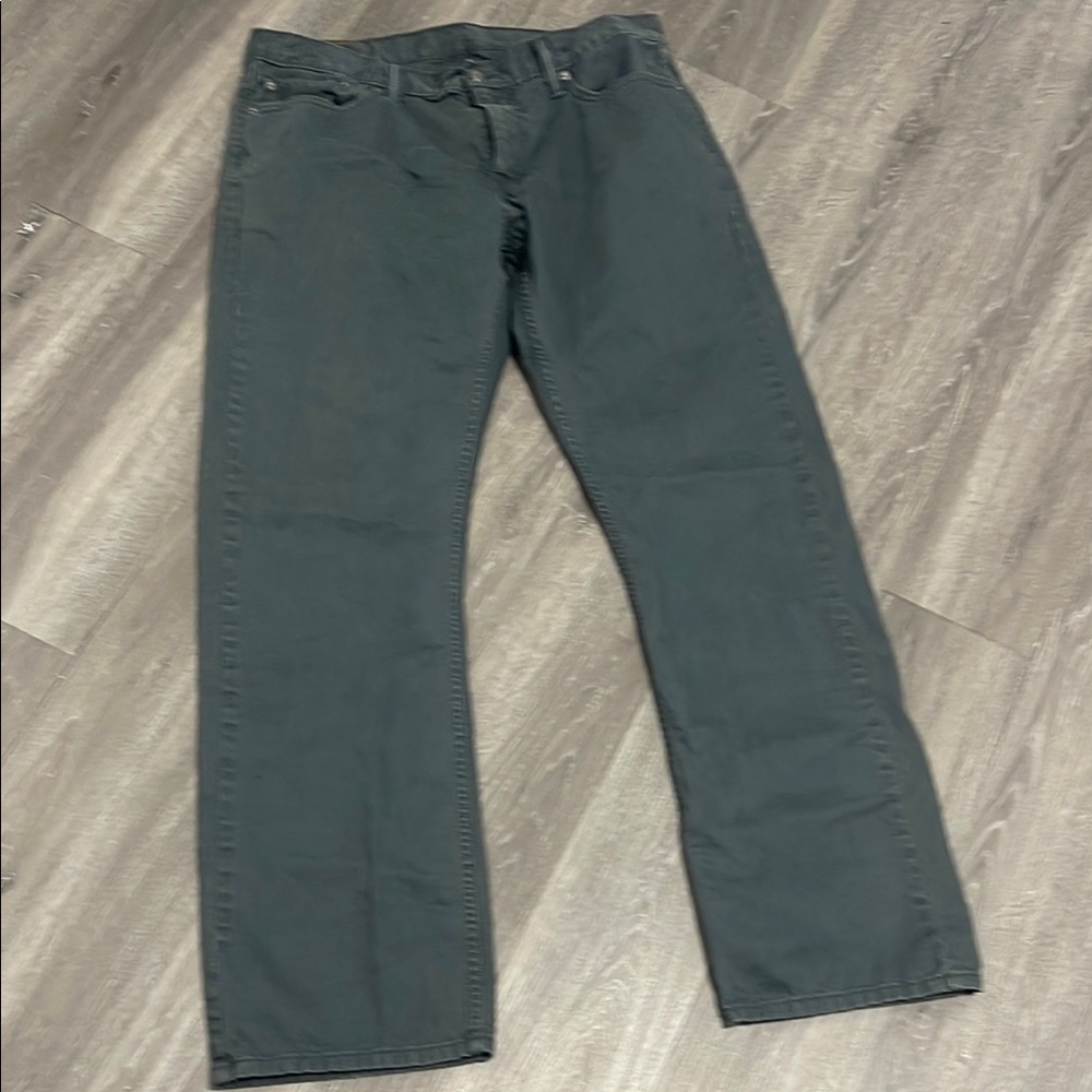 Levi's Green Straight Jeans Timeless Style